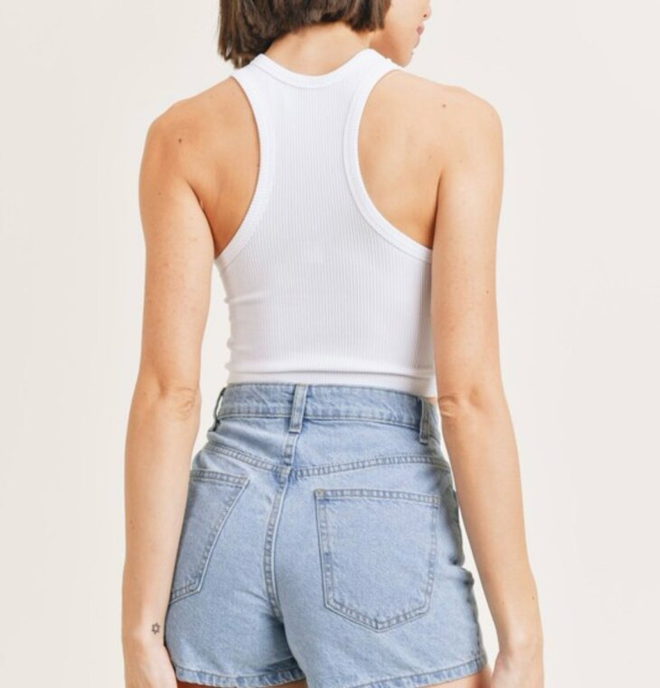 Cropped High Neck Tank - Image 2