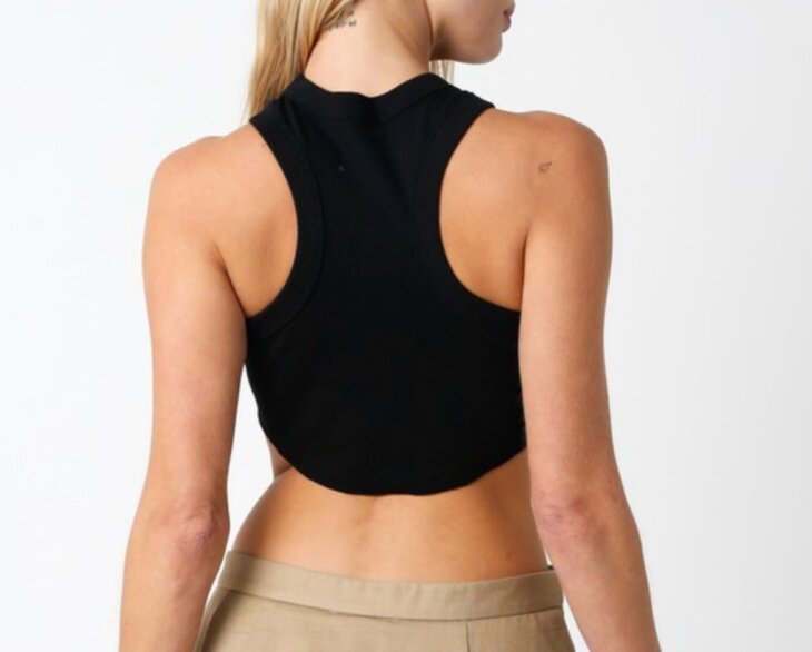 Extra Cropped High Neck Tank - Image 2